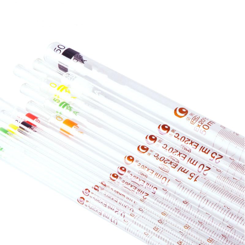 (20 pcs/pack) Glass Transfer Pipette with Measurement Pipette for Laboratory (0.1mL 20 pieces)