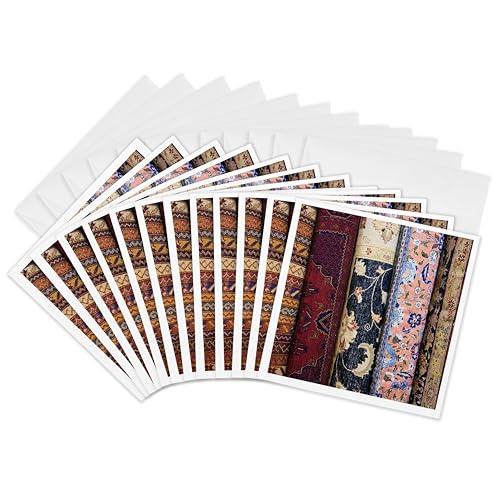Cartes de vœux turquie 3dRose | Lot de 12 formats 15x15 cm