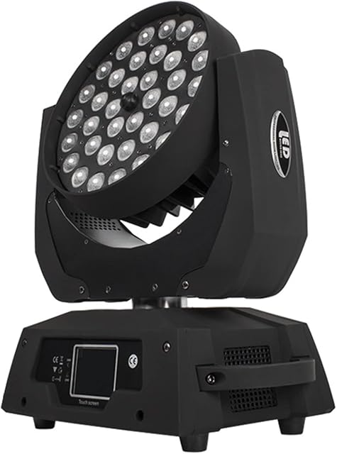 EODUDO-S Party Lights LED Moving Head Light 36x18W RGBWA+UV Color DMX Stage Moving Head Touch Screen Suitable For DJ Disco Nightclub for Parties Home Show Bar Club Birthday KTV DJ Pub