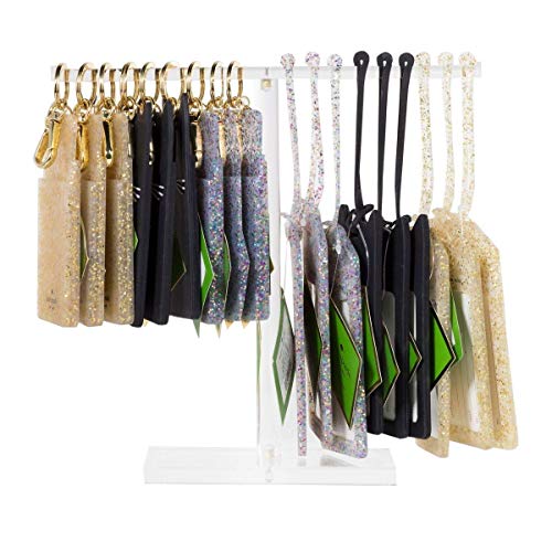 Kate Spade New York, Silicone Luggage Tag with Strap, Multi Glitter2