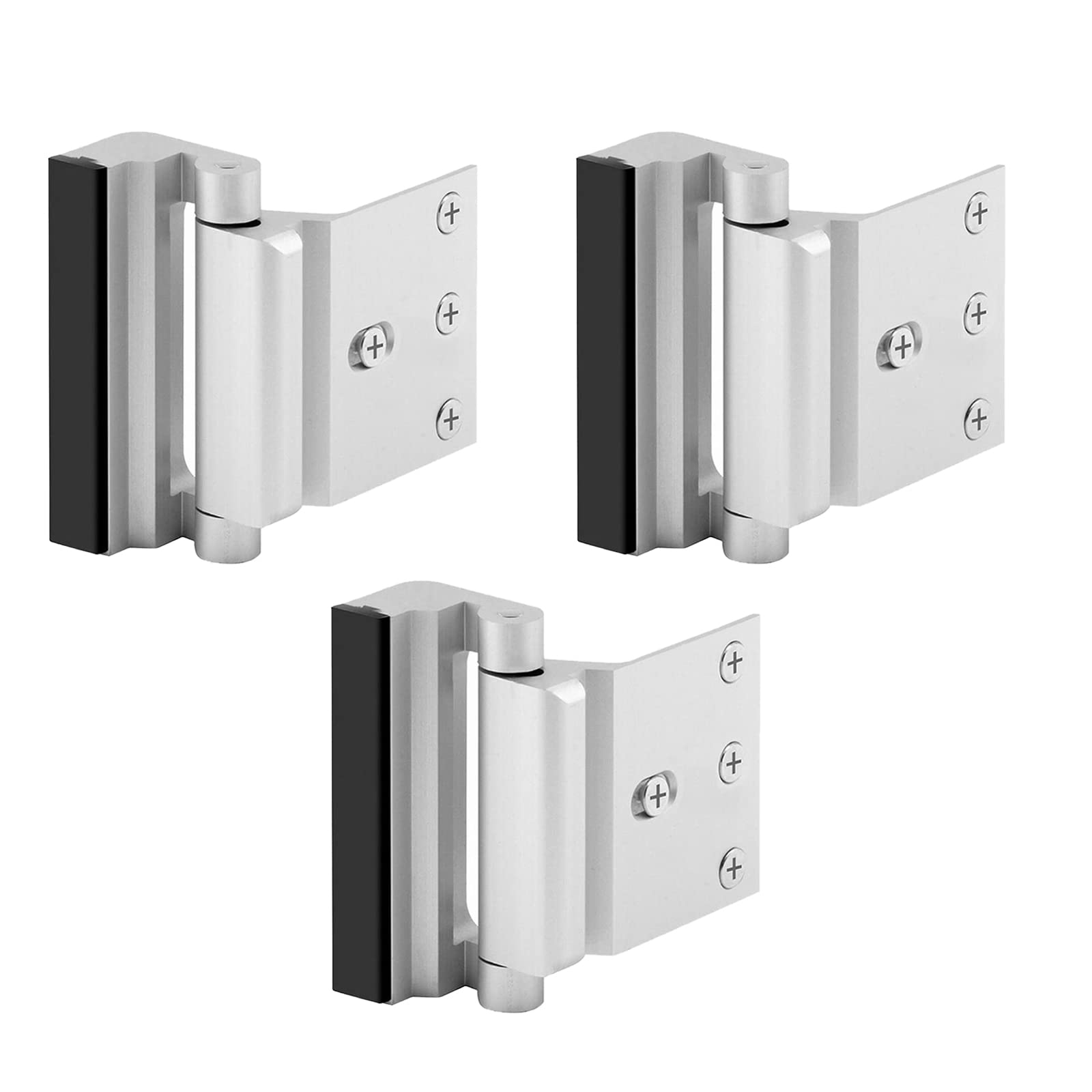 Cerradura de puerta de seguridad Refuerzo de la puerta muerta Bloqueo de la puerta de seguridad del niño 3pcs
