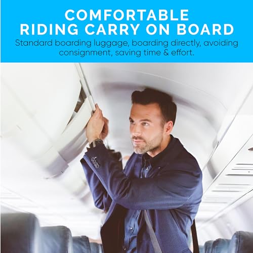 Smart Rideable Suitcase 26L, Lightweight Electric Luggage Scooter For Travel With Digital Lock, Waterproof And Lightweight (Silver)2