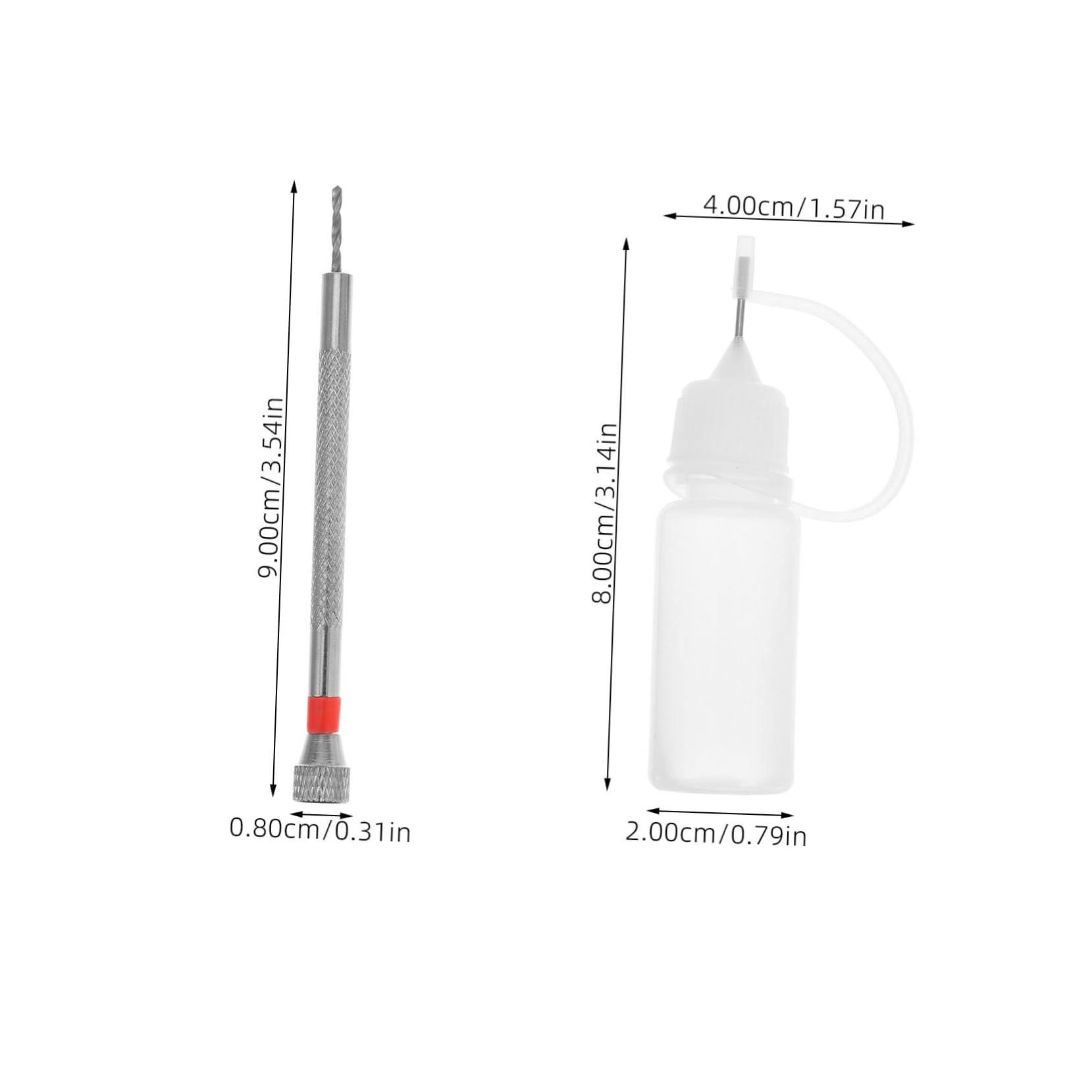 LIFKICH 1.6mm Precision Hand Drill Set Pin Vise Hand Drill for DIY Plastic Bottle Punching Manual Woodworking Tool