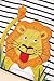 Kids Boy Fashion T-Shirt Animal Lion Embroidery Cute Tops Zoo Park Long Sleeve Stripe Toddler Baby Tees 3T