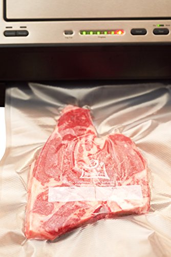 100 Vacuum Sealer Bags: Quart Size (8" x 12") by OutOfAir Works with FoodSaver & Other Machines - 33% Thicker BPA Free, Commercial Grade, 8 x 12 inches - Thumbnail 7