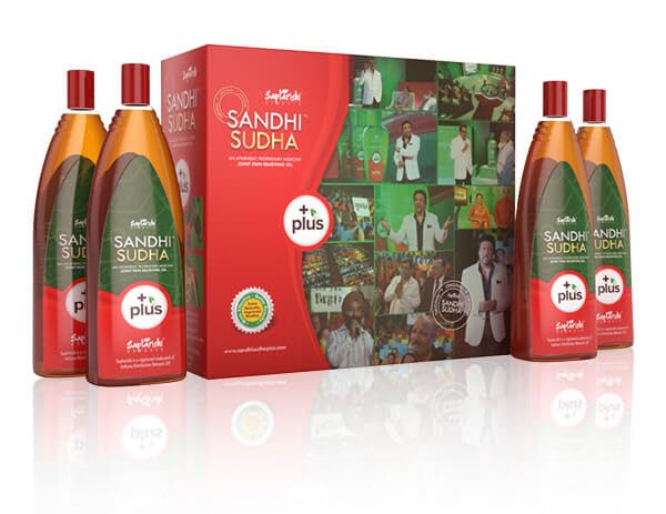 SAPTARISHI Sandhi Sudha Plus Ayurvedic Joint Pain Relief Oil For Joints Pain, Knee & Back Pain (B0CKX789B6) Amazon Price History, Amazon Price Tracker