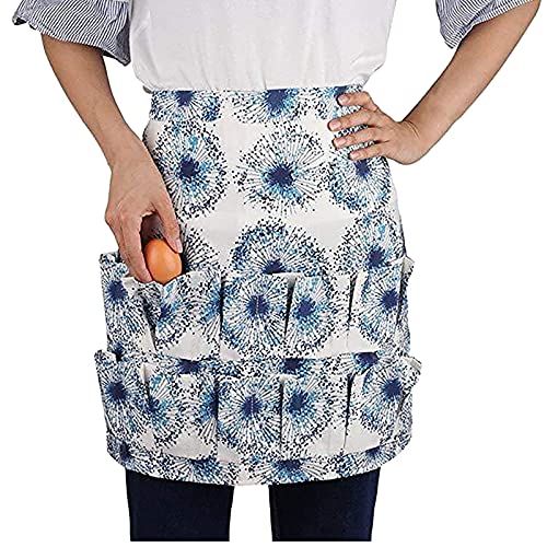 GAOYH Tablier D'oeufs, Tablier de Collection D'oeufs, 12 Tabliers de Stockage D'œufs de Ferme de Cuisine de Ferme de Poulet à Poche Profonde, 18,5 X 20,5 Pouces, Mélange de Couleurs Cover