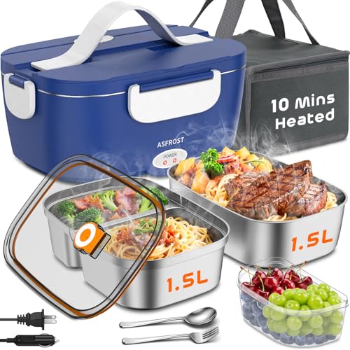 AsFrost Heated Lunchbox in navy blue