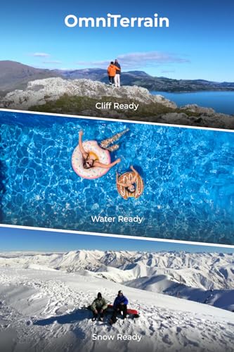 hoverair x1 promax 8k action flying camera foldable drone with camera with 42 kmh follow speed 10 fully automatic flight modes fly anywhere with omniterrain smoothcapture 20basic combo