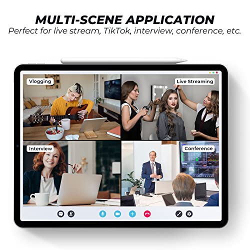 Lavalier-Mikrofon für Smartphone Plug-Play-Wireless-Ansteckmikrofon mit Rauschunterdrückung, Auto-Sync für… - Image 8