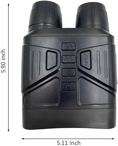 Miniatura 6 de Gafas de visión nocturna, prismáticos de visión nocturna para adultos, binoculares infrarrojos digitales pueden guardar fotos y videos con tarjeta