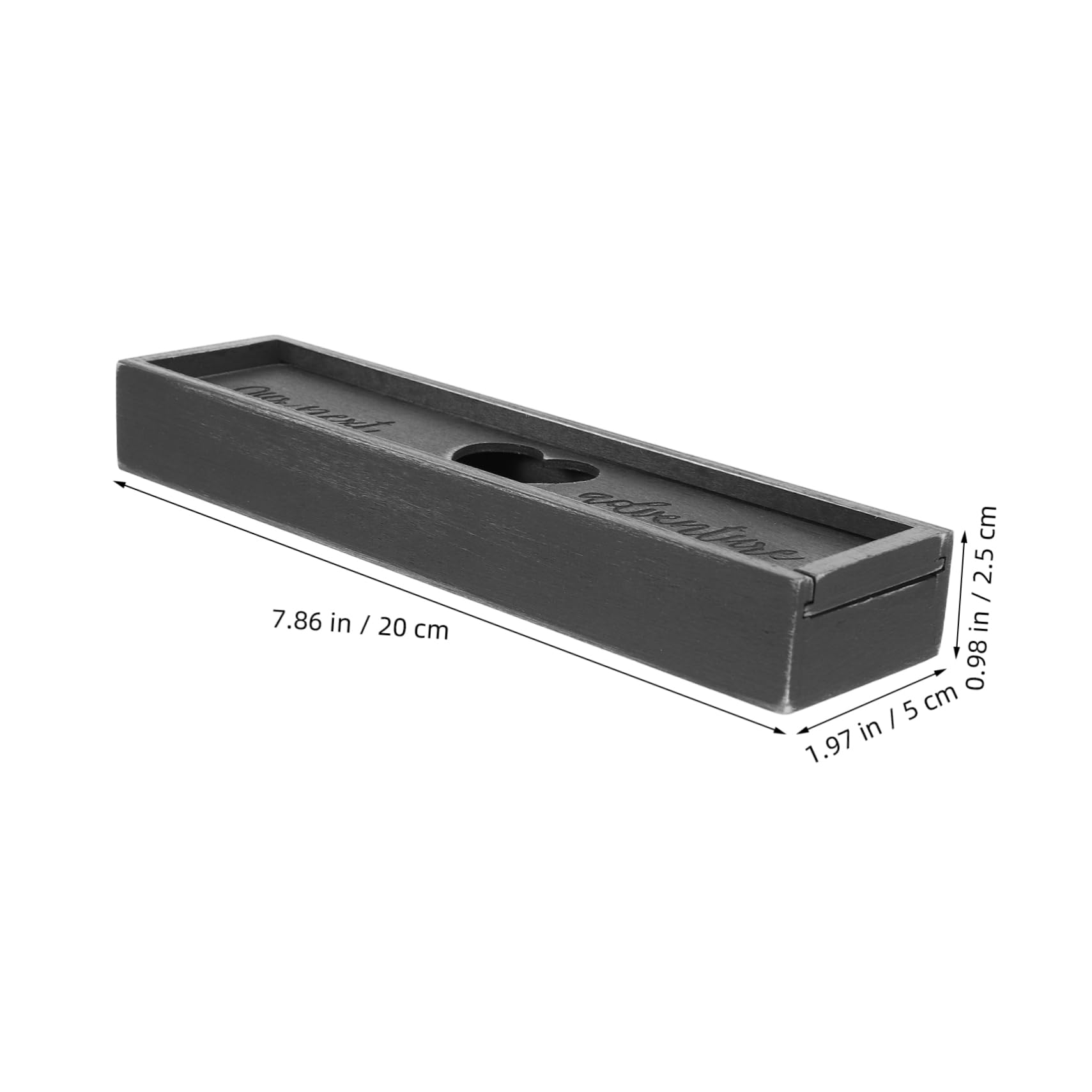 PRETYZOOM Wooden Pregnancy Test Box Baby Memory Souvenir for Dad Grandparents Baby Shower