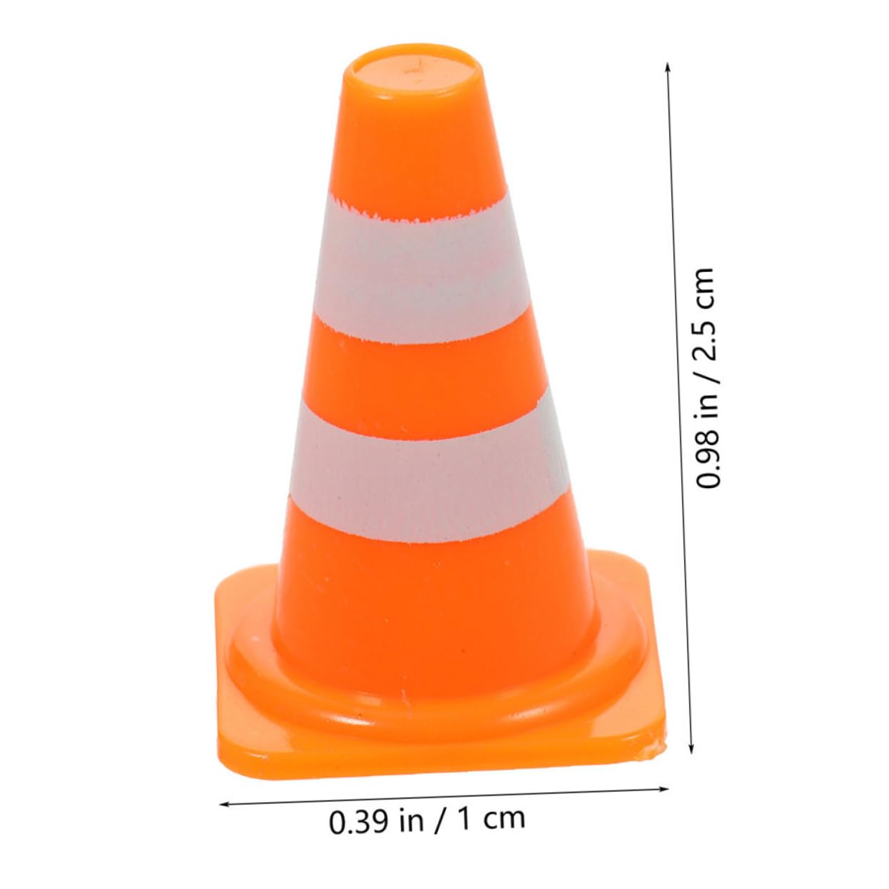 CIYODO 40pcs Miniature Traffic Cones and Signs Set Traffic Barrier for Educational Road Sign Models for Traffic Recognition and School Teaching