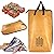 Heavy-Duty BBQ Blanket for Resting Meat – Insulated Reusable Smoker Bag with Wide Mouth, Foldable Design & Handles – Perfect for Brisket, Pork, Turkey, Beef, Steak, Picnics & Camping (21in)