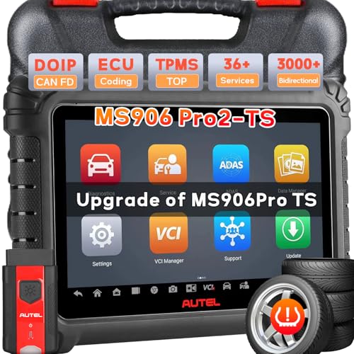 Autel MaxiSys MS906 Pro2-TS Scanner Full TPMS Functionality 2.0 Up of MS906 PRO TS MK906 PRO-TS MP900TS MS906PRO MS906MAX OE-Level All Systems Diagnostics & Services Same as MK906S PRO2-TS