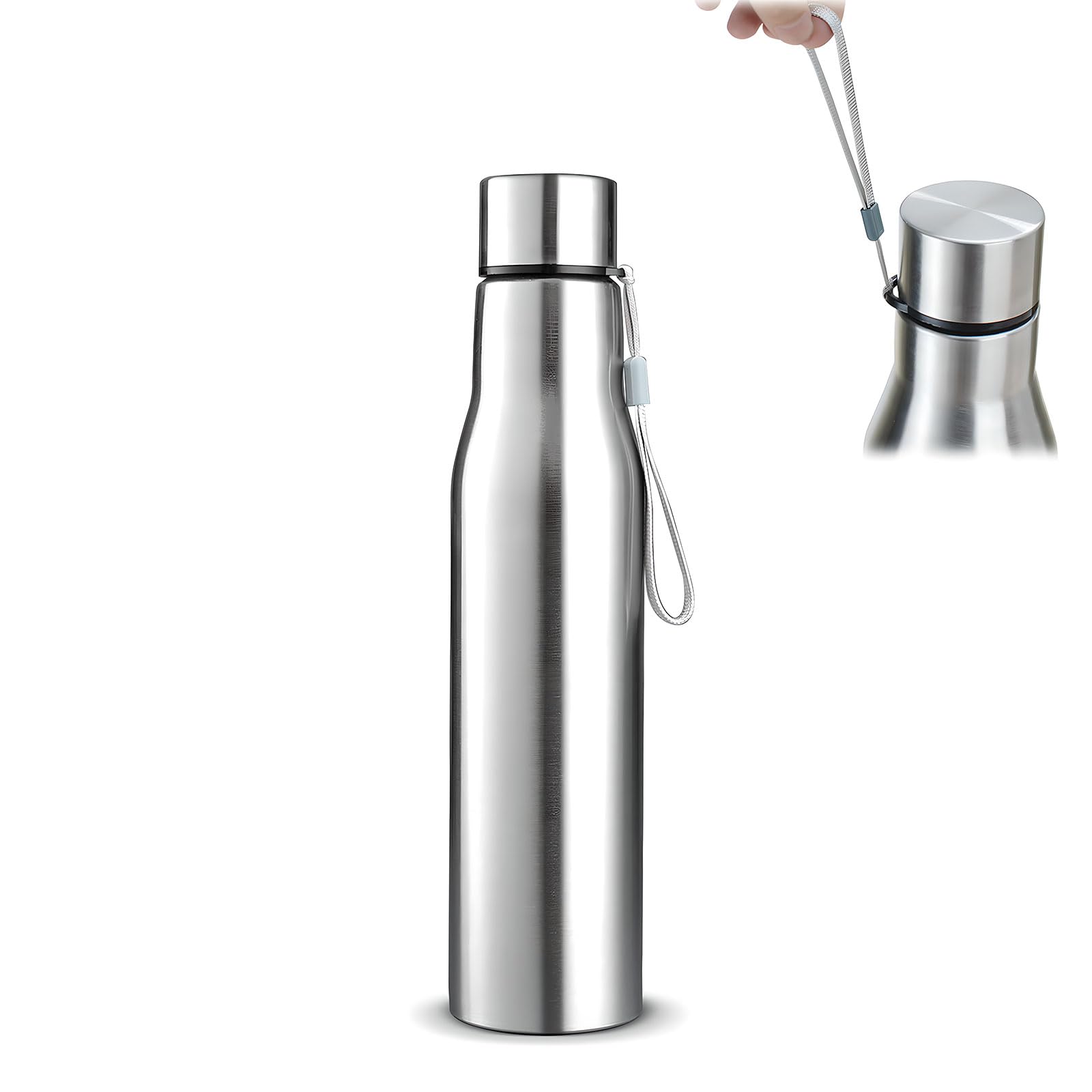 17oz 24oz 32 oz insulated water bottle Stainless steel sports water bottle with strap wide mouth leak-proof sports
