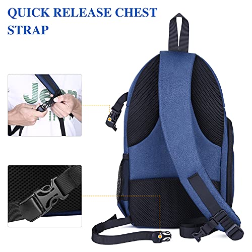 BAIGIO Kameratasche Wasserdicht Kamera Sling Rucksack Spiegelreflexkamera Schultertasche für DSLR SLR Kamera Objektiv… – Bild 7