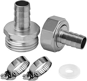 2 Edelstahl-Karbonisierungskappen Für PET-Flaschen - Perfekt Für DIY-Getränke Und Homebrew