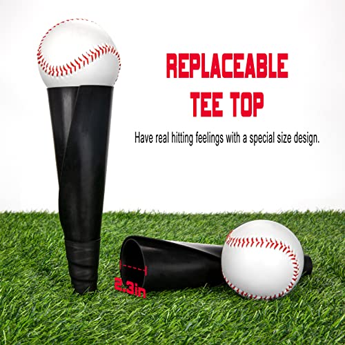 Baseball Batting Tee With Storage, Portable Softball Tees For Adults And Youth Teens, Adjustable Tee Ball Stand 30 To 43 Inches For Hitting Training Practice, Ideal Hitting Tee With Carrying Bag #TOP6