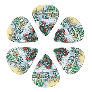 Boîte aux lettres de Noël et cadeaux Lot de 6 médiators pour guitare acoustique, guitare électrique, basse, ukulélé… - Les Beatles, Paul McCartney, John Lennon, RIngo Starr, George Harrison Boîte aux lettres de Noël et cadeaux Lot de 6 médiators pour guitare acoustique, guitare électrique, basse, ukulélé… – Image 4