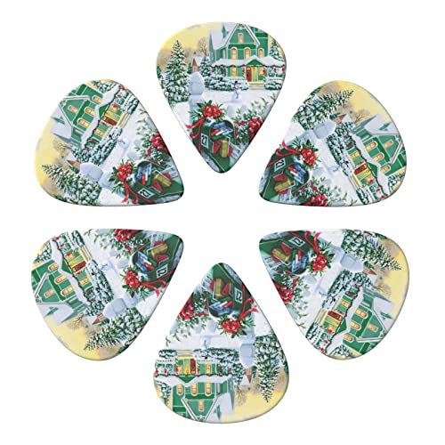 Boîte aux lettres de Noël et cadeaux Lot de 6 médiators pour guitare acoustique, guitare électrique, basse, ukulélé… - Les Beatles, Paul McCartney, John Lennon, RIngo Starr, George Harrison Boîte aux lettres de Noël et cadeaux Lot de 6 médiators pour guitare acoustique, guitare électrique, basse, ukulélé… – Image 5