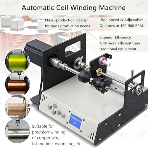 Enrouleur automatique de bobine de câble industriel format compact 10x10 - 6