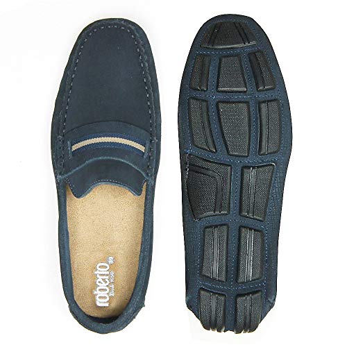 Mocassim Camurça Marinho REF. 7465A (40)
