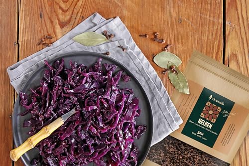 Gourmetia® Nelken ganz (125g), Gewürznelken Premium intensiv und aromatisch – handverlesen 100% naturrein