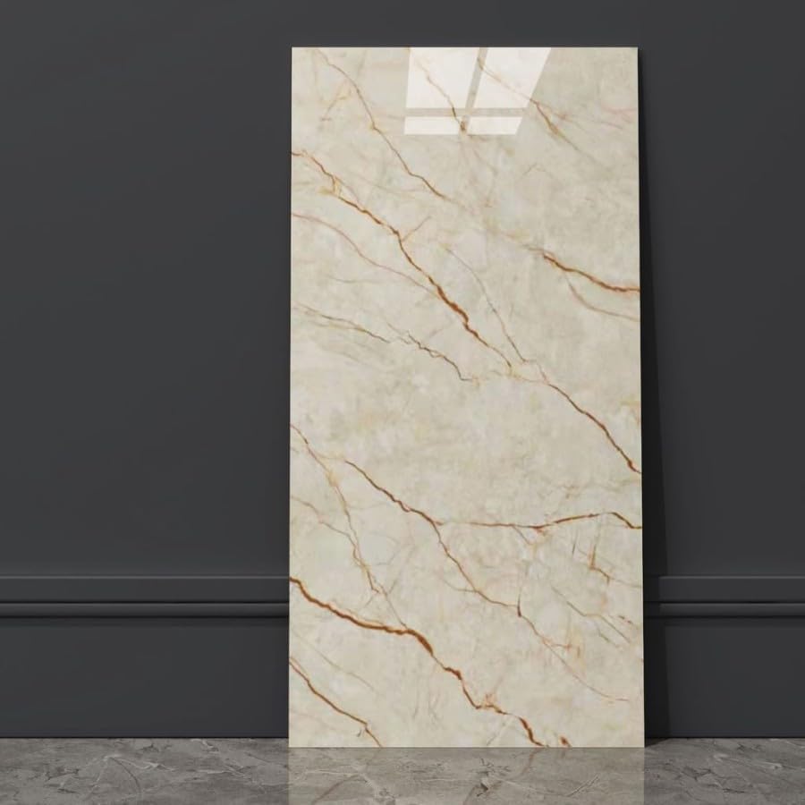 Buy CREDSY Marble Floor Peel and Stick Tiles PVC Waterproof Self