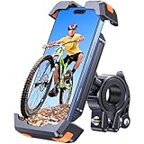 Coolpow Soporte Movil Bicicleta【Antivibración 】Soporte Movil Moto 360° Rotación【Liberación con un Botón】Suporte Telemóvel Moto Compatible con iPhone 17 16 15 14 Pro Max, 4.7-6.8” Smartphone