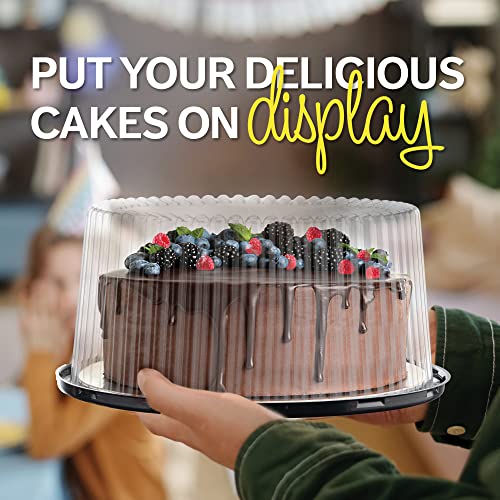 Houzzkingz Usa P10"CCWB 10-11 Inch Plastic Disposable Cake Containers Carriers thumb #5