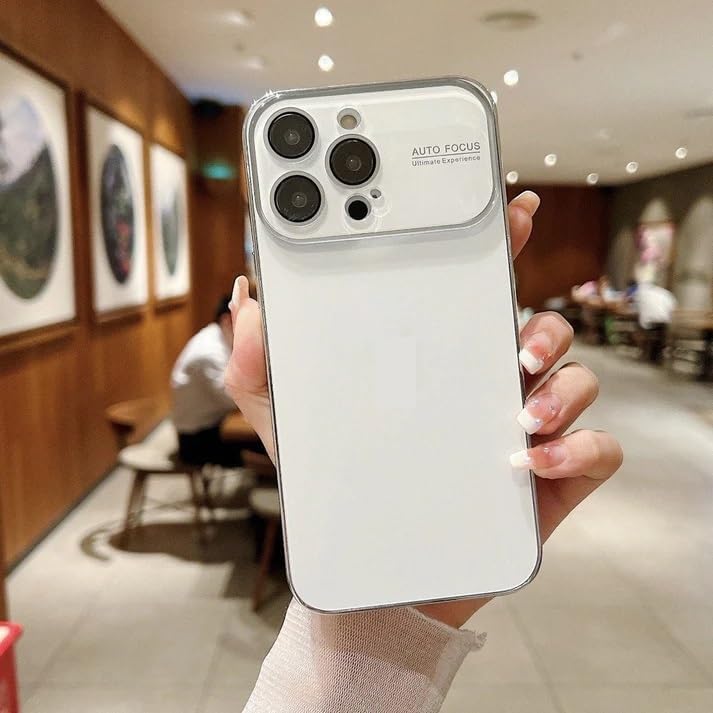 Apurb Store for iPhone 14 Pro Back Cover Auto Focus Case Soft Matte PC Glass Protective Camera Lens Plating TPU for iPhone 14 Pro (White) (B0D8TPBDXL) Amazon Price History, Amazon Price Tracker