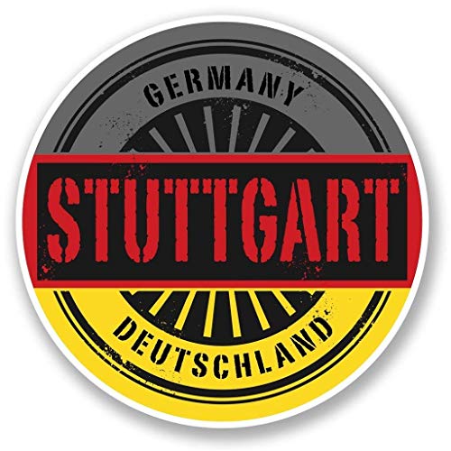 Stuttgart Germany Deutschland Round Metal 0.75" Lapel Pin Hat Shirt Pin Tie Tack Pinback2