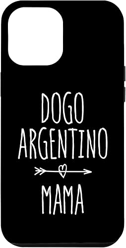 Funda para iPhone 13 Pro Max Dogo Argentino Mom Cute Dogo Argentino Dog Mama