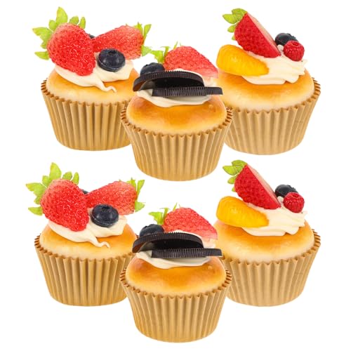 Accessoires pédagogiques de faux gâteaux cupcakes pour écoles et ateliers