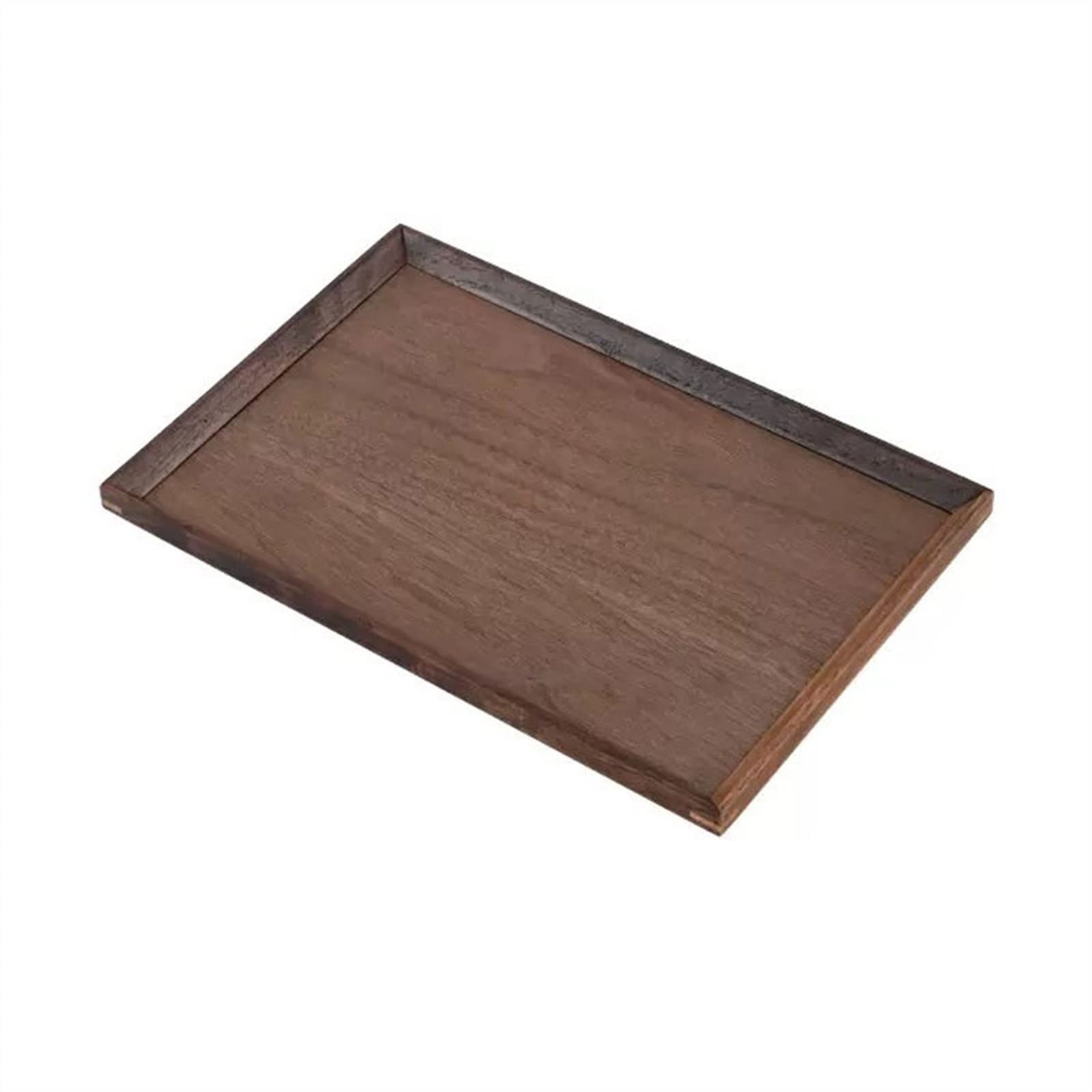 Wooden Walnut Serving Tray - Decorative Platter for Home Use Tea Set Desk Bar Service Restaurant Party Serving Tray - Stylish & Versatile