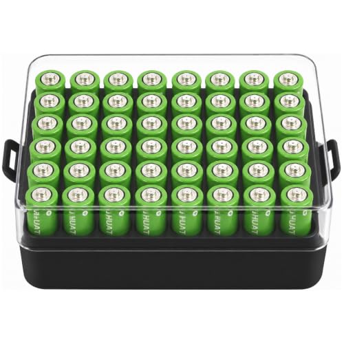 ALCYON Organisateur piles AA 48pcs noir grand