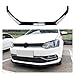 KLUfo Auto Parts，Front Bumper Lip Spoiler Splitter，Compatible for VW Polo，MK5 Diffuser Custom Body Kit Polo 5 6R 6C TSI TDI MPI 2014-2017