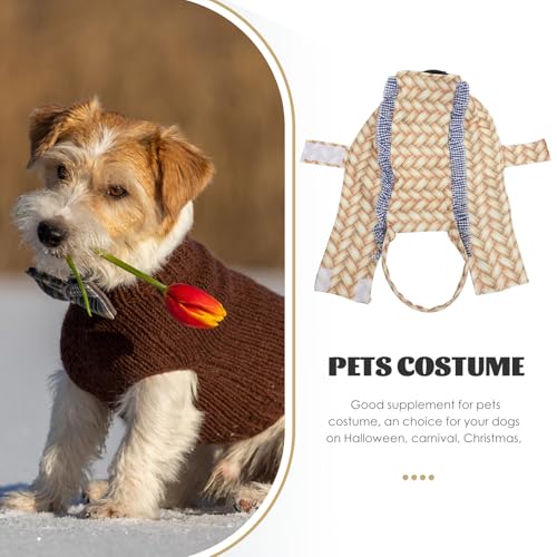 Disfraz Halloween para perros talla L color amarillo miniatura 4