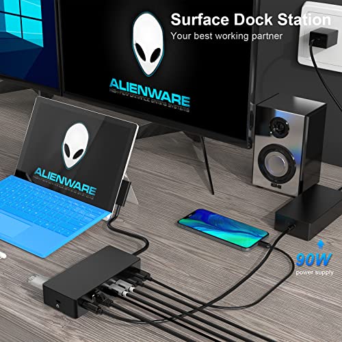Estación de acoplamiento Surface Dock compatible con Surface Laptop 4 3 2 Go y Surface Pro 8 7