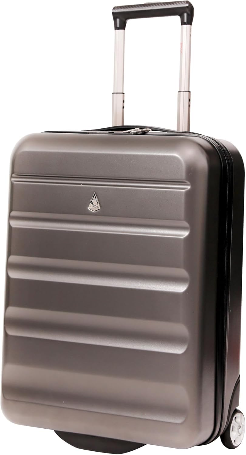 Aerolite 55x40x20cm Maleta de cabina Equipaje de mano rígida ligera 55x40x20 con 2 ruedas y Candado aprobado por la TSA, Aprobada por Ryanair Prioridad, Veuling Tap Portugal y muchas otras Aerolíneas