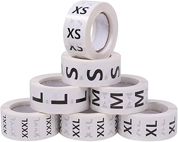 Amazon | サイズ シール 業務用 XS S M L XL XXL XXXL 7サイズ Amazon | サイズ シール 業務用 XS S M L XL XXL XXXL 7サイズ