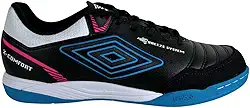 Chuteira Umbro X-Comfort Futsal Preta e Azul