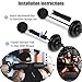 Squat Pad - Foam Barbell Pad for Squats Cushion, Lunges & Bar Padding for Hip Thrusts - Standard Weight Bar Pad - Provides Cushion to Neck and Shoulders While Training (Black)