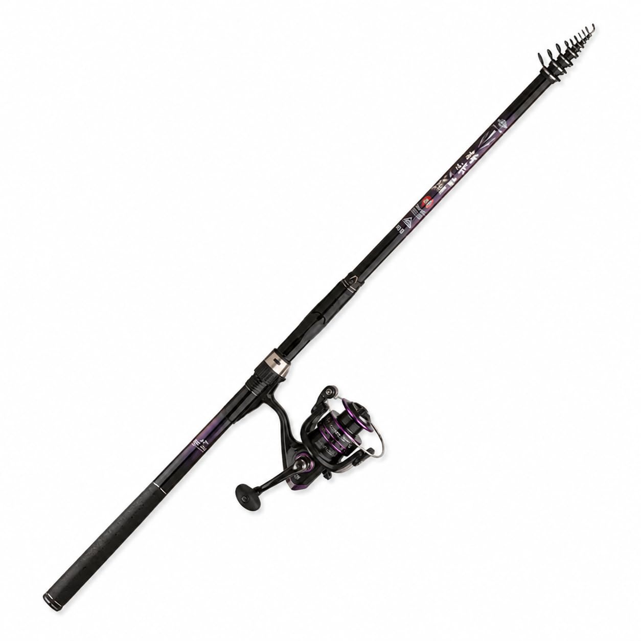 angelrute, Super-Hard, Ultraleicht, Set+Metallrolle+Geschenkpaket, 3.9m