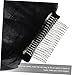 KESYOO 2pcs Double Layer Mesh Veil with Hair Comb Short Black Cover Veils for Wedding and Fashion Elegant Lightweight Tulle Head Covering for Photo Props and Stage Performances