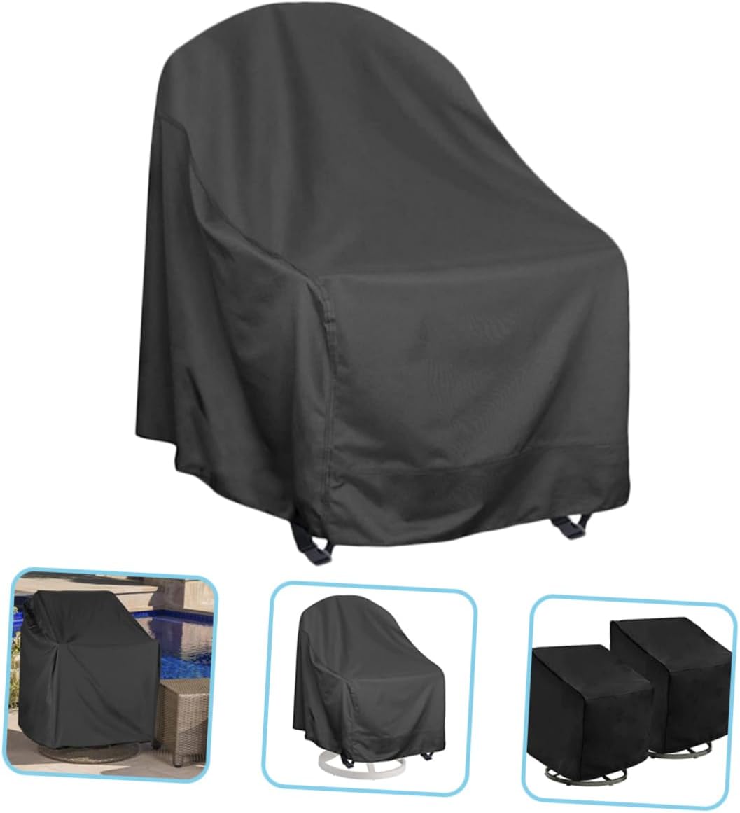 Veemoon Rocking Chair Covers Waterproof Outdoor Dustproof Chair Covers Patio Furniture Covers Sturdy Easy to Carry