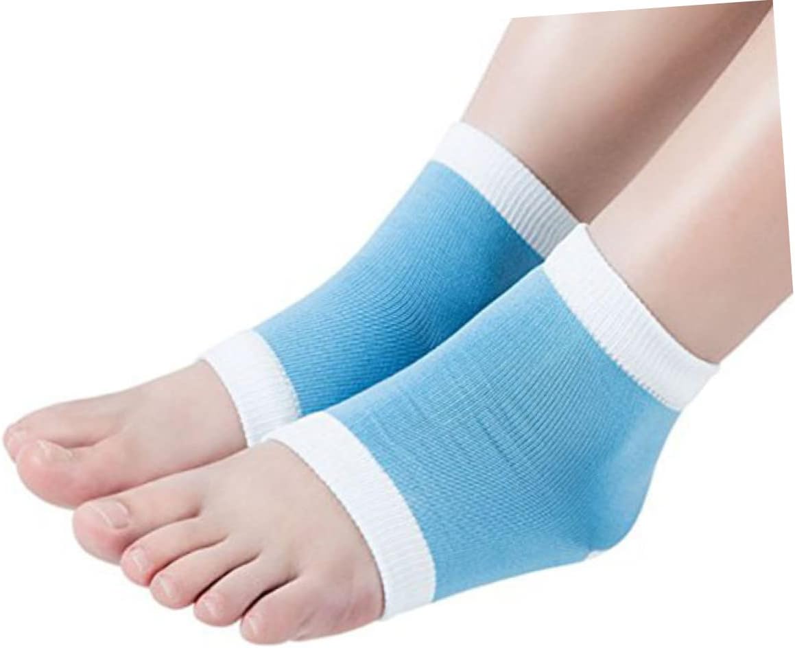Gel Heel Socks Moisturizing Open Toe Pressure Socks for Dry Moisturizing