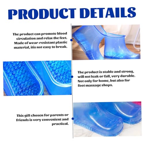 Zapatos de baño para pies térmicos y masajes, azul miniatura 3