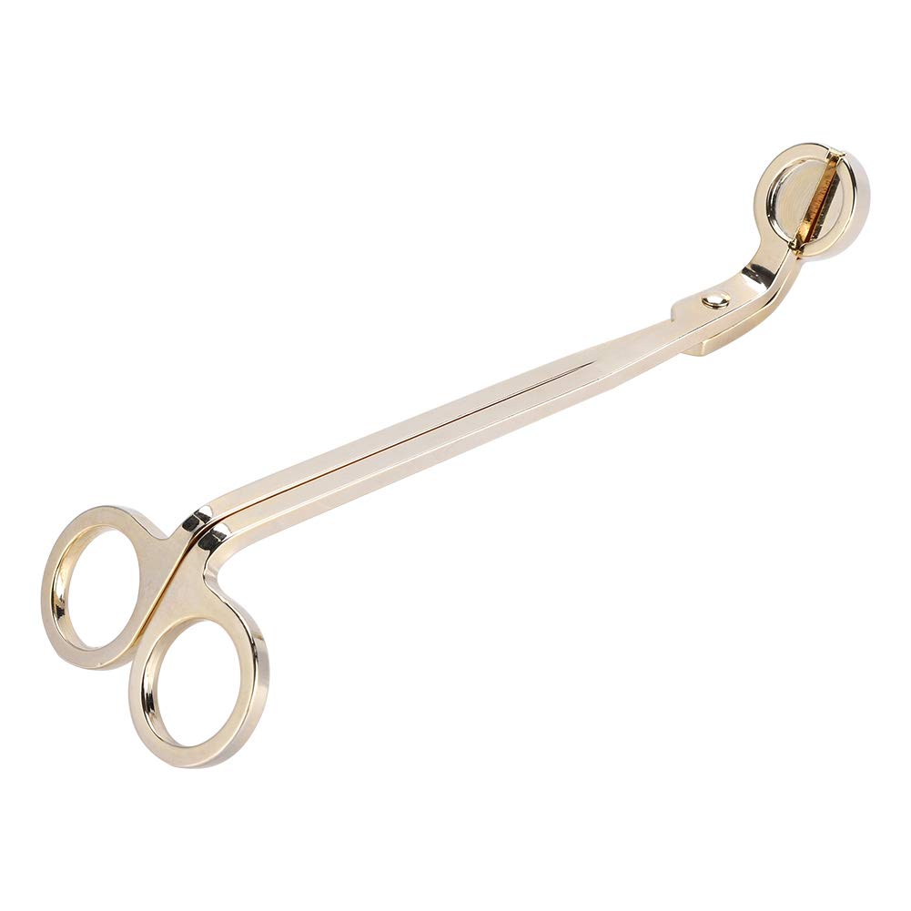 Candle Wick Trimmer, Wick Trimmer with Plating Process Stainless Steel Wick Cutter for Candle (Gold)